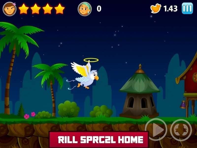 Indian Angel Run Pro Game Screenshot